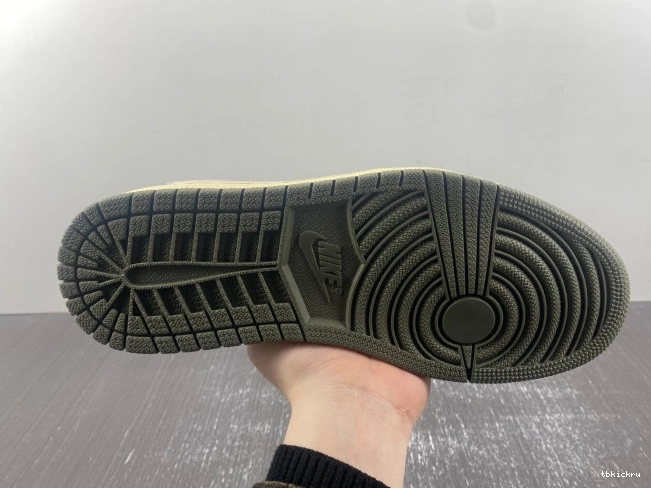 Cheap TBkick LOW SCOTT 1 SP OLIVE' TRAVIS X DM7866-002 AIR JORDAN OG 'BLACK 0724